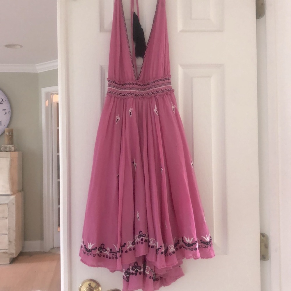 LoveShackFancy STRING HALTER MINI